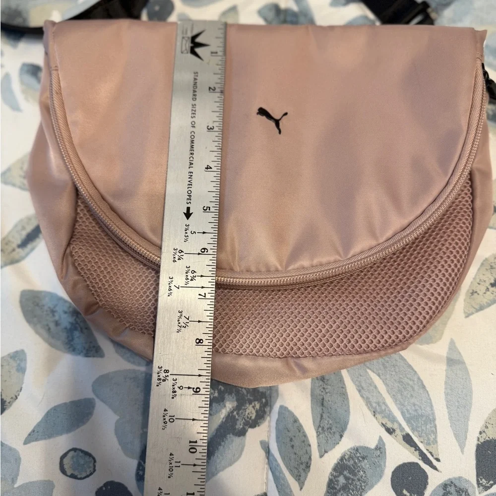 Puma Pink Crossbody Bag with Minimalist Design